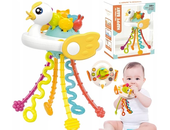 Zabawka Sensoryczna Montessori Gryzak Dla Niemowląt Do Ciągnięcia Inna marka
