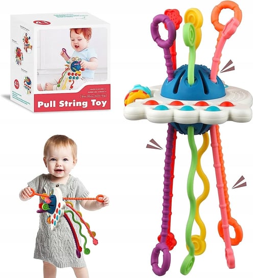 Zabawka Sensoryczna Sznurki Gryzak Montessori Pop Inna marka
