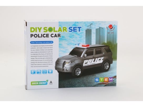 Zabawka Solarna Samochód - Auto Radiowóz Policja - Zestaw Do Samodzielnego Złożenia Zabawkowy Zawrót Głowy