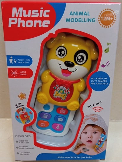 Zabawka Telefon Komórkowy Muzyczny Dla Dzieci Misiu 3813 BIGTOYS