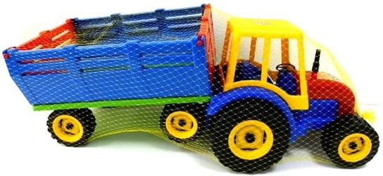 Zabawka traktor z dużą przyczepą dla chłopców 6097 BARTEX