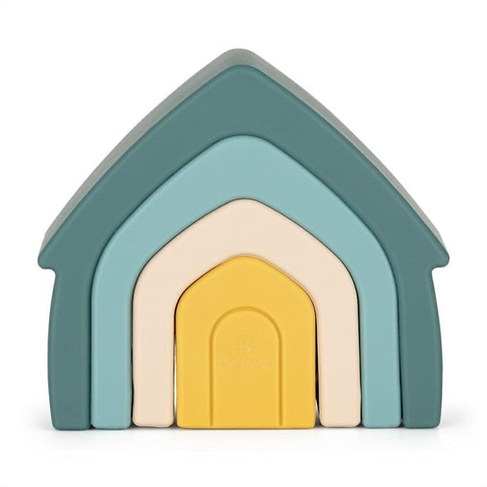Zabawka układanka antyalergiczna House domek zielony 12m+ PETITE&MARS Petite&Mars