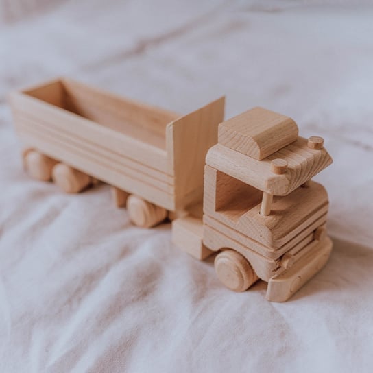Zabawki drewniane - Ciężarówka Munia