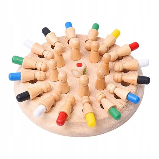 Zabawki Drewniane Gra Montessori Dla Dzieci Szachy Inna marka
