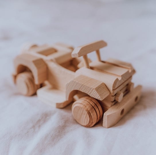 Zabawki drewniane - Samochód Old Mobile Munia
