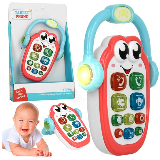 Zabawkowy Telefon Interaktywny dla Dzieci z Muzyką i Światłami U570P elektrostator