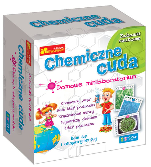 Zabawy naukowe - Chemiczne cuda, Domowe minilaboratorium Ranok-Creative