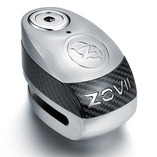 Zabezpieczenie Disc Lock z Alarmem ZOVII ZD10 - Brushed Metal ZOVII
