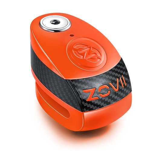 Zabezpieczenie Disc Lock z Alarmem ZOVII ZD10 - Fluo Orange ZOVII