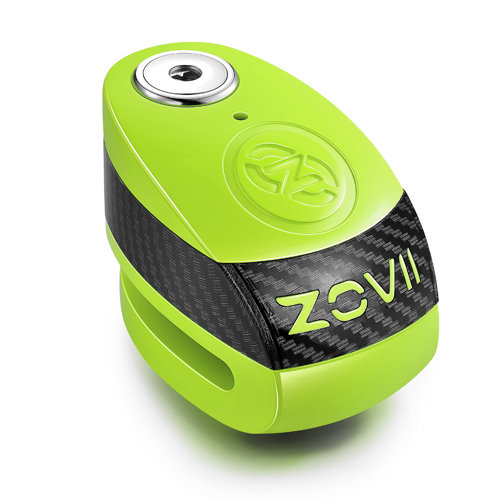 Zabezpieczenie Disc Lock z Alarmem ZOVII ZD6 - Fluo Green ZOVII
