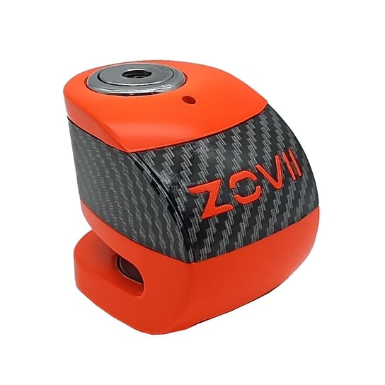 Zabezpieczenie Disc Lock z Alarmem ZOVII ZS6 - Fluo Orange ZOVII