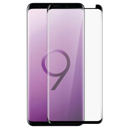 Zabezpieczenie ekranu 5D Full Cover z czarnymi krawędziami do Galaxy S9 – twardość 9H Avizar