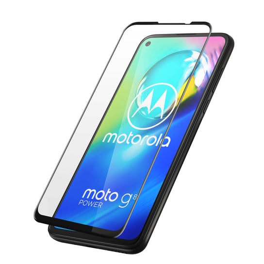 Zabezpieczenie ekranu do Motorola Moto G8 Power 9H Szkło hartowane, konturowe - czarne Avizar