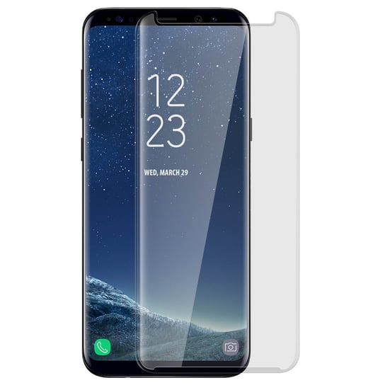 Zabezpieczenie ekranu z zakrzywionego szkła 9H do Samsunga Galaxy S8 — wyjątkowo przezroczyste Avizar