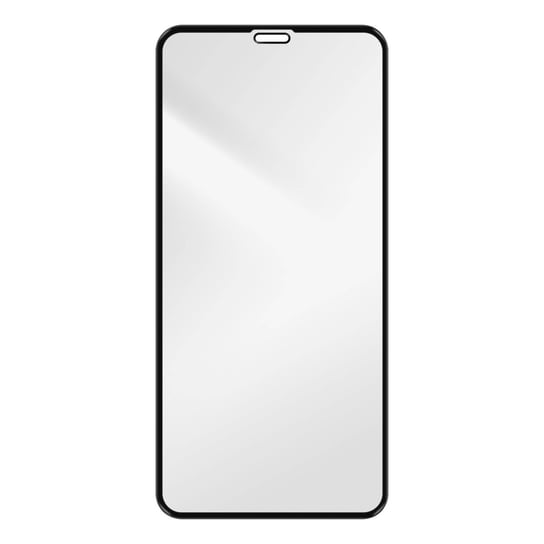 Zabezpieczenie ekranu ze szkła hartowanego 9H do Apple iPhone X, kolorowe krawędzie – czarne Avizar