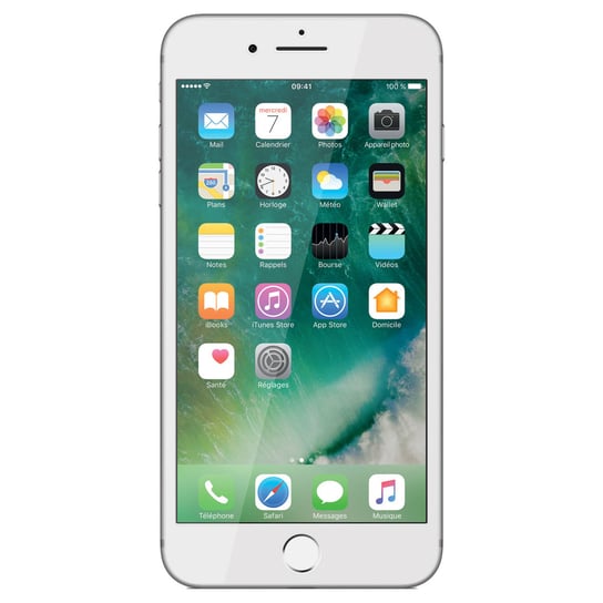 Zabezpieczenie ekranu ze szkła hartowanego do iPhone 7 Plus/8 Plus, kolorowe krawędzie – białe Avizar