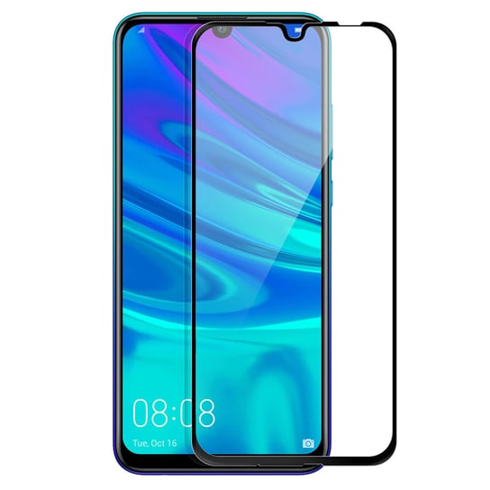 Zabezpieczenie ekranu ze szkła hartowanego do P Smart / Honor 10 Lite Fazowane czarne krawędzie Avizar