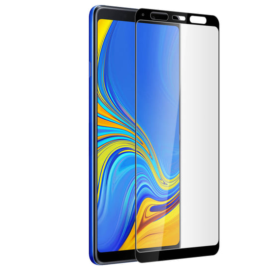 Zabezpieczenie ekranu ze szkła hartowanego do Samsunga Galaxy A9 2018 9H Czarny kontur Avizar