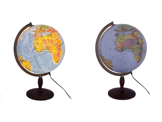Zachem, Globus polityczny-fizyczny, podświetlany, 42 cm ZACHEM