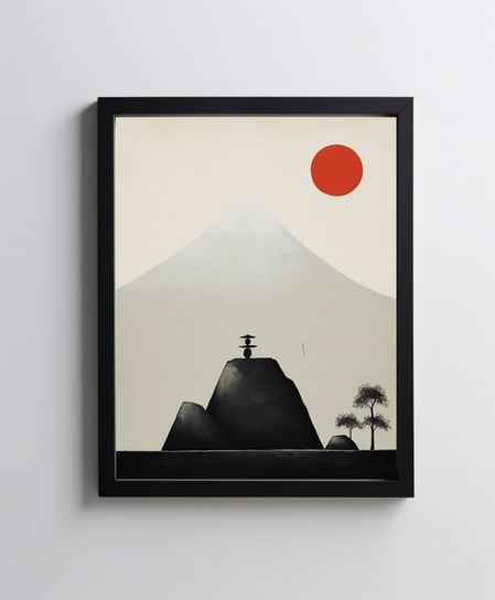 Zachód Słońca Japandi - 30x40 cm - Bez ramy Harmony Posters