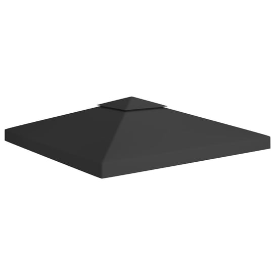 Zadaszenie altany 3x3m, czarne, PVC, 310g/m² / AAALOE Inna marka