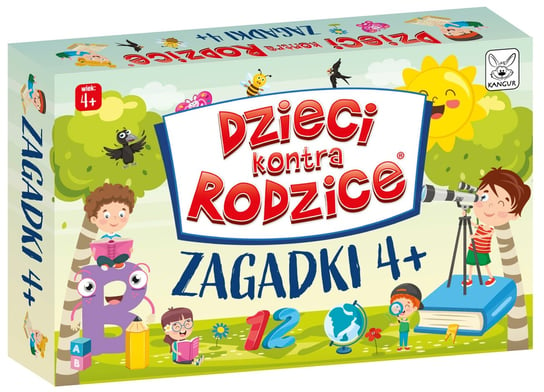 Zagadki- Dzieci kontra Rodzice, gra rodzinna, Kangur Kangur