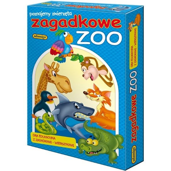Zagadkowe zoo, gra edukacyjna, Adamigo Adamigo