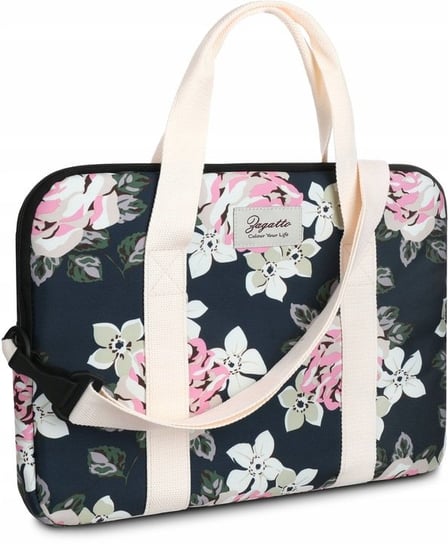 Zagatto, Damska torba na laptopa 15,6 kwiaty na ramię lekka Zagatto