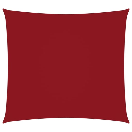 Żagiel ogrodowy, tkanina Oxford, kwadratowy, 7x7 m, czerwony vidaXL