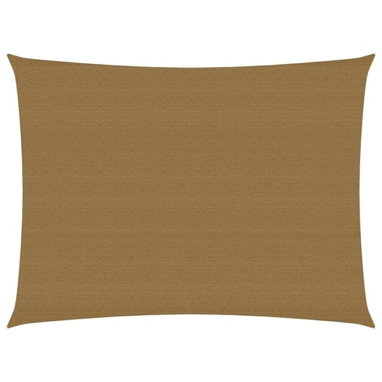 Żagiel przeciwsłoneczny, 160 g/m², taupe, 2x3,5 m, HDPE vidaXL