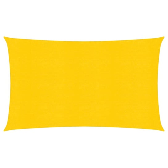 Żagiel przeciwsłoneczny, 160 g/m², żółty, 2,5x5 m, HDPE vidaXL