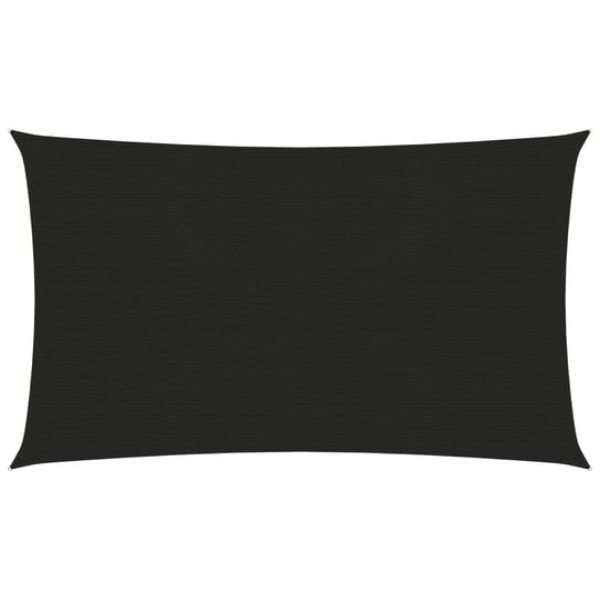Żagiel przeciwsłoneczny HDPE 2x5m, czarny Inna marka