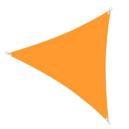 Żagiel przeciwsłoneczny SPRINGOS, trójkątny, pomarańczowy, 3x3x3 m Springos
