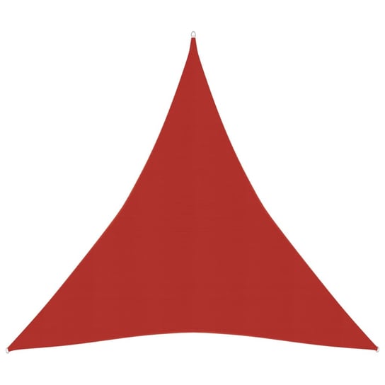 Żagiel przeciwsłoneczny VIDAXL, czerwony, 400x500x500 cm vidaXL