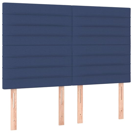 Zagłówek łóżka niebieski 144x118 cm - zestaw 4 szt Inna marka