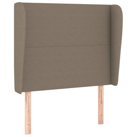 Zagłówek łóżka uszak taupe 103x23x118/128 cm / AAALOE Zakito Home