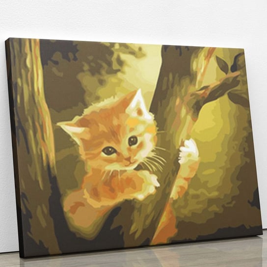 Zagubiony kotek - Malowanie po numerach 50x40 cm ArtOnly