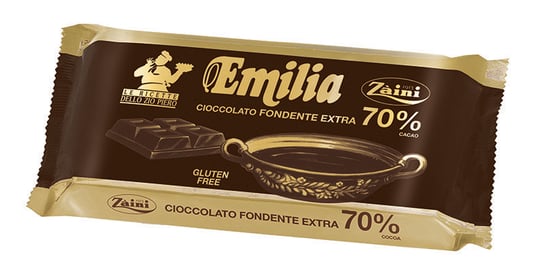 Zaini, czekolada gorzka do wypieków 70% kakao Emilia, 400 g Zaini