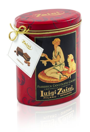 Zaini, orzechowe czekoladki Cremini w puszce, 186 g Zaini