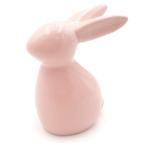 Zajączek Wielkanocny, Ceramiczny, Różowy, 9 cm Inna marka