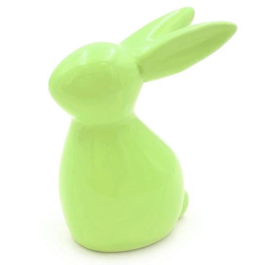 Zajączek Wielkanocny, Ceramiczny, Zielony, 9 cm Inna marka