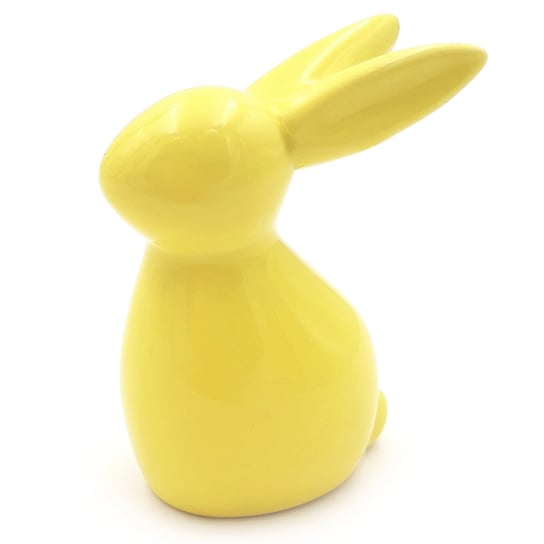 Zajączek Wielkanocny, Ceramiczny, Żółty, 9 cm Inna marka