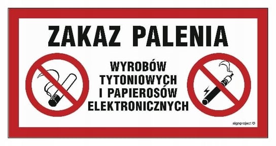 Zakaz palenia i papierosów elektronicznych 400x200 LIBRES POLSKA SP LIBRES