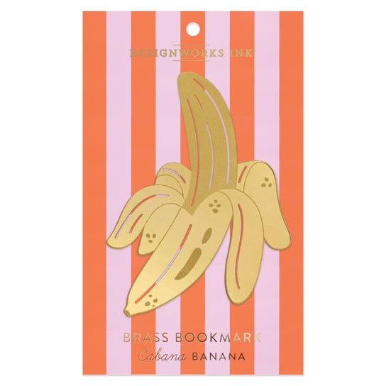Zakładka do książek metalowa duża - Cabana Banana | DESIGNWORKS INK Inna marka