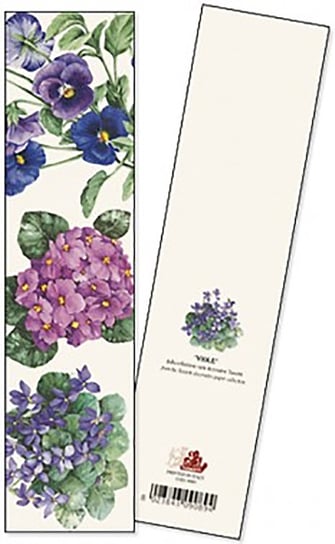 Zakładka Do Książki 9089 Viole Fioletowe Kwiaty Tassotti