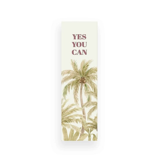 Zakładka do książki, plannera – Palm Forest. Yes, You Can. Make it Easy