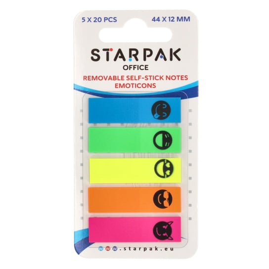 Zakładka Indeksująca 44X12Mm 5X20K Emoticon Starpak 472874 Starpak
