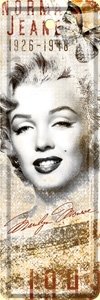 Zakładka Metalowa Marilyn Kolaż 5x15 Cm Nostalgic-Art Merchandising