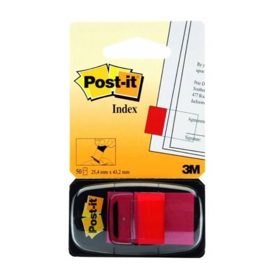 Zakładki Indeksujące Post-It Standardowe 25 X 43 Mm Czerwone Inna marka