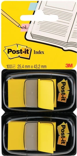 Zakładki indeksujące Post-it żółte 25x43mm 100szt Post-it